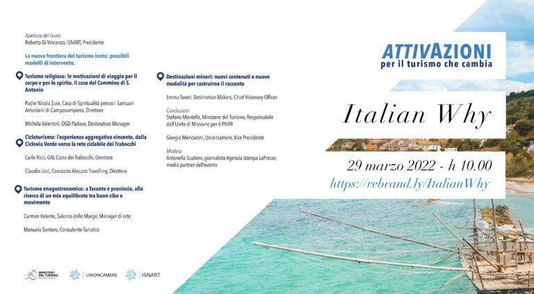 TURISMO: DALLA CULTURA ALLA RISCOPERTA DELLA NATURA NUOVI MODELLI PER NUOVE GENERAZIONI