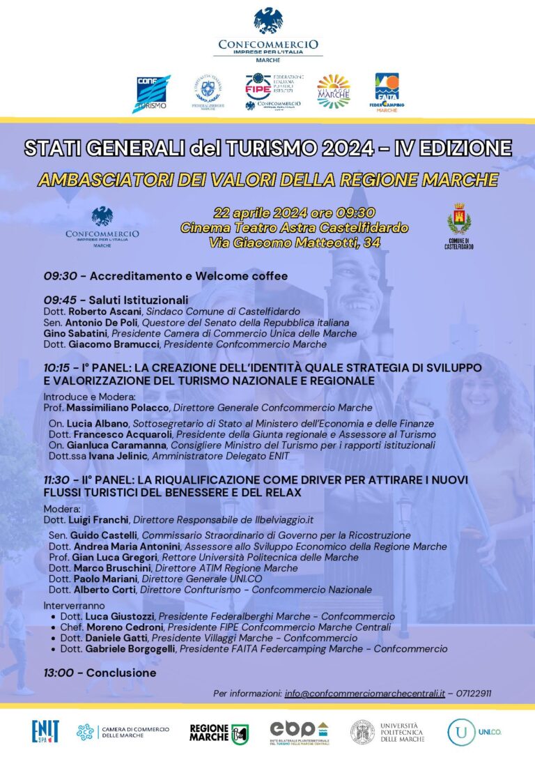 FAITA Federcamping Marche agli Stati Generali del Turismo