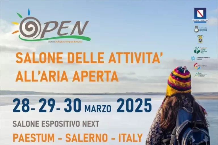 Open Outdoor Experiences 2025: il salone delle attività all’aria aperta torna a Paestum